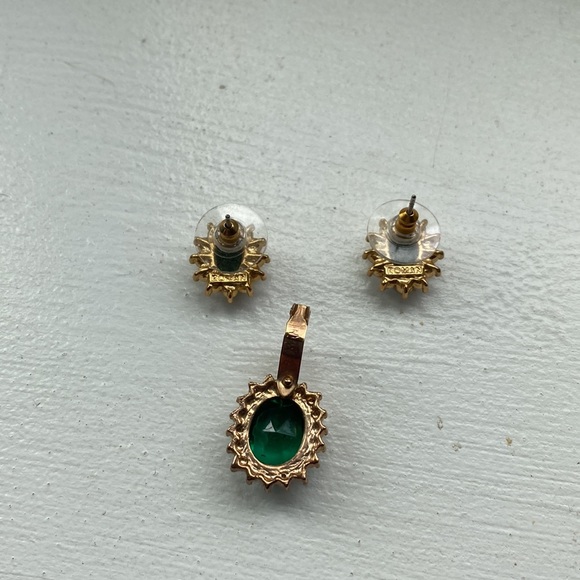 Vintage emerald set - Picture 2 of 5